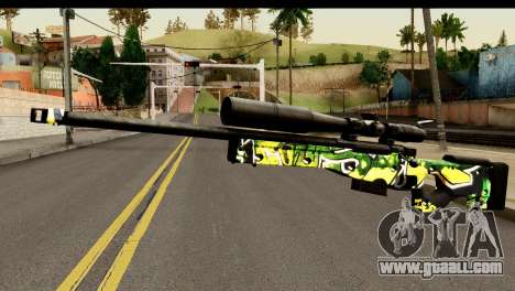 Grafiti Sniper Rifle for GTA San Andreas