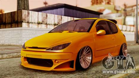 Peugeot 206 Camber Style for GTA San Andreas