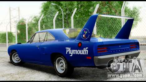 Plymouth Roadrunner Superbird RM23 1970 HQLM for GTA San Andreas