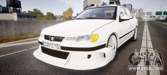 Peugeot 406 Taxi [Final] for GTA 4