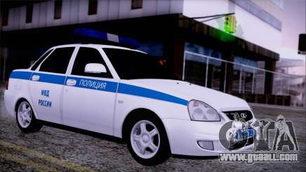 Lada Priora 2170 police of the MIA of Russia for GTA San Andreas