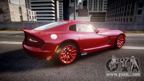 Dodge Viper SRT 2013 rims1 for GTA 4