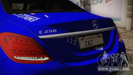 Mercedes-Benz C250 AMG Edition 2014 SA Plate for GTA San Andreas