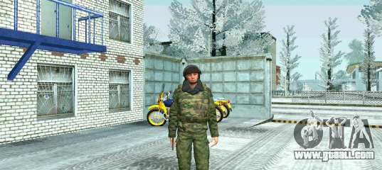 Fighter of the MIA in the winter uniforms for GTA San Andreas