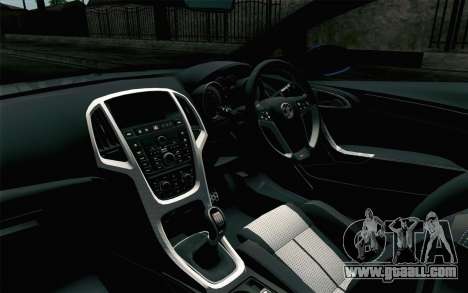 Vauxhall Astra VXR 2012 for GTA San Andreas