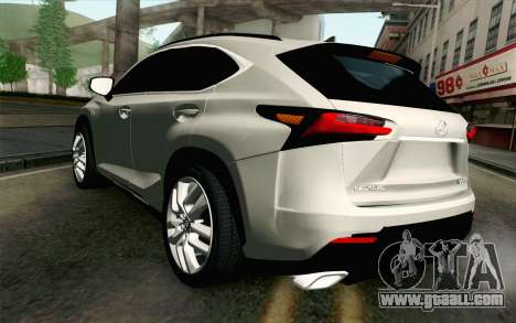 Lexus NX 200T v2 for GTA San Andreas