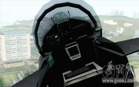 EuroFighter Typhoon 2000 Black Hawk for GTA San Andreas