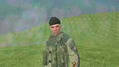 Soldier from the battalion Zorya for GTA San Andreas