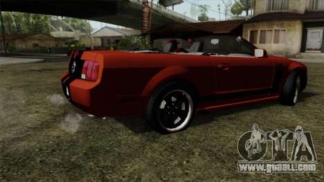 Ford Mustang Boss Cabriolet 2005 for GTA San Andreas