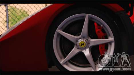 Ferrari LaFerrari 2014 for GTA San Andreas