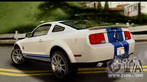 Ford Mustang Shelby GT500KR for GTA San Andreas