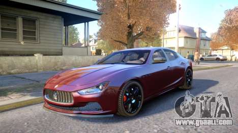 Maserati Ghibli 2014 v1.0 for GTA 4