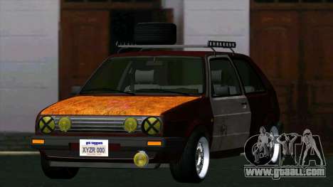 Volkswagen Golf II Rat Style for GTA San Andreas