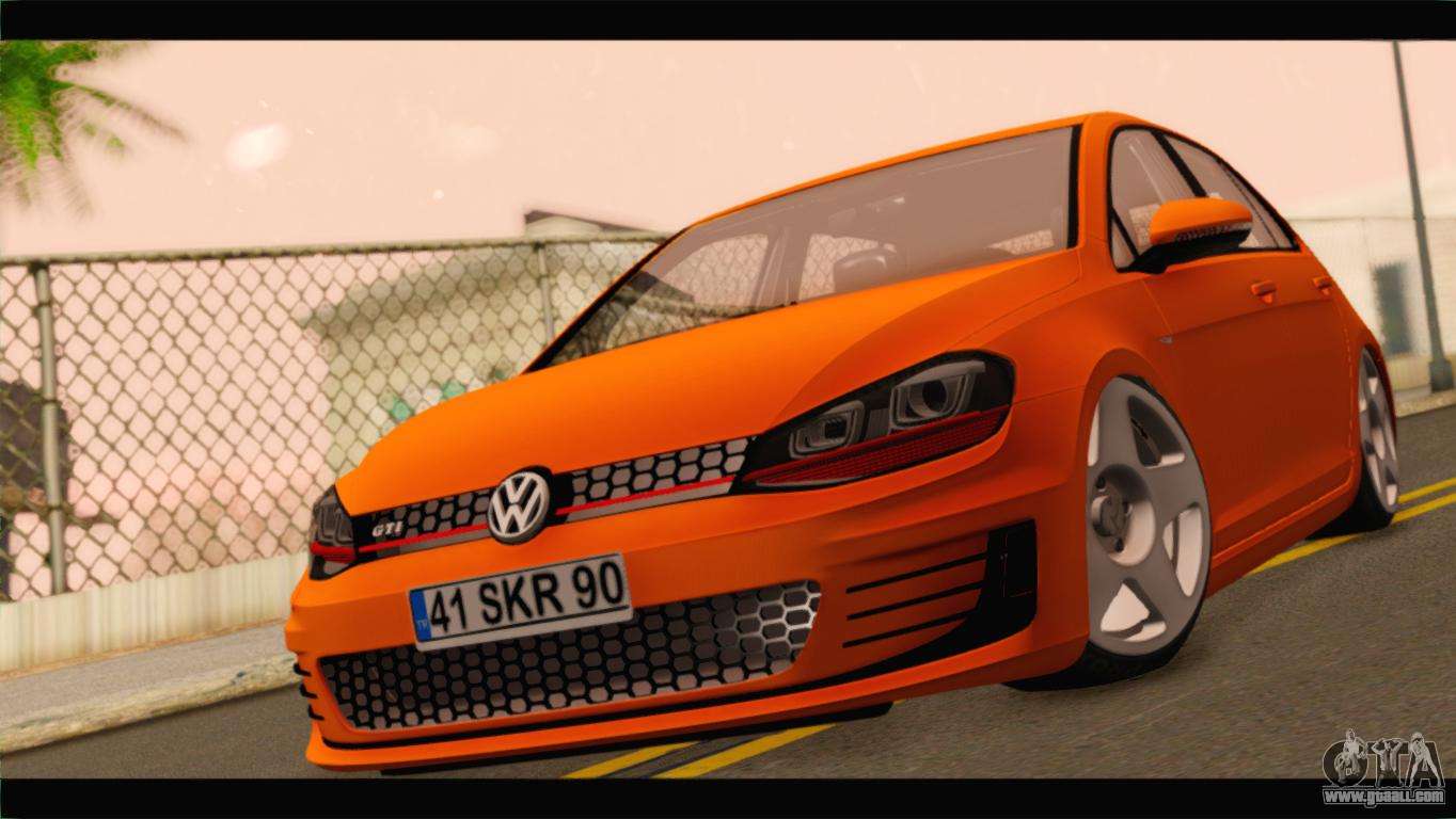 Volkswagen Golf GTI 2014 for GTA San Andreas