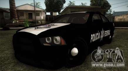 Dodge Charger 2013 Policia Federal Mexico for GTA San Andreas