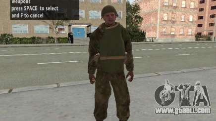 Soldiers of the red army in the armor for GTA San Andreas