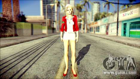 Lisa Garland Nurse Skin for GTA San Andreas