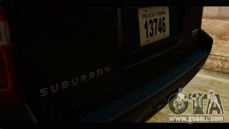Chevrolet Suburban 2010 FBI for GTA San Andreas