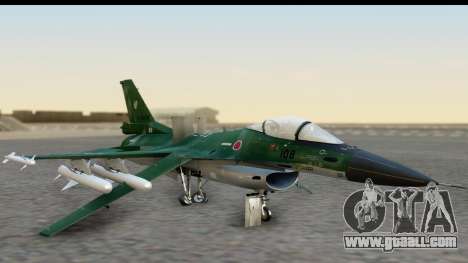 F-2A Zero Dark Green for GTA San Andreas