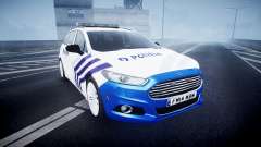 Ford Fusion Estate 2014 Belgian Police [ELS] for GTA 4