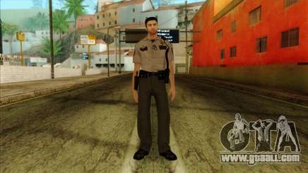 Depurty Alex Shepherd Skin without Flashlight for GTA San Andreas