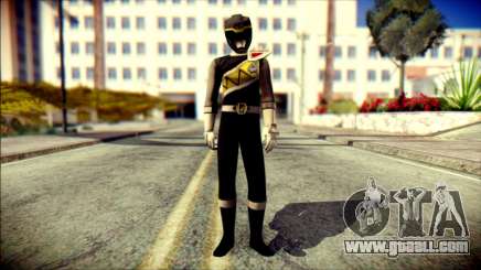 Power Rangers Kyoryu Black Skin for GTA San Andreas