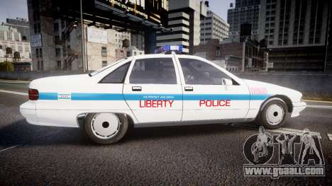 Chevrolet Caprice Liberty Police v2 [ELS] for GTA 4