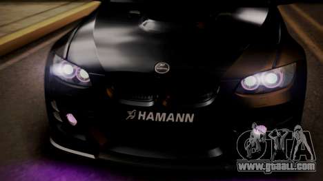 BMW M3 E92 Hamman for GTA San Andreas
