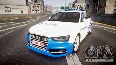 Audi S4 Avant Belgian Police [ELS] for GTA 4