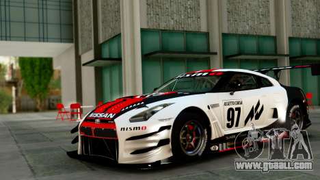 Nissan GT-R (R35) GT3 2012 PJ1 for GTA San Andreas