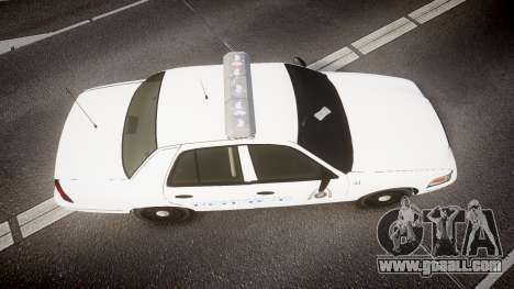 Ford Crown Victoria Metropolitan Police [ELS] for GTA 4