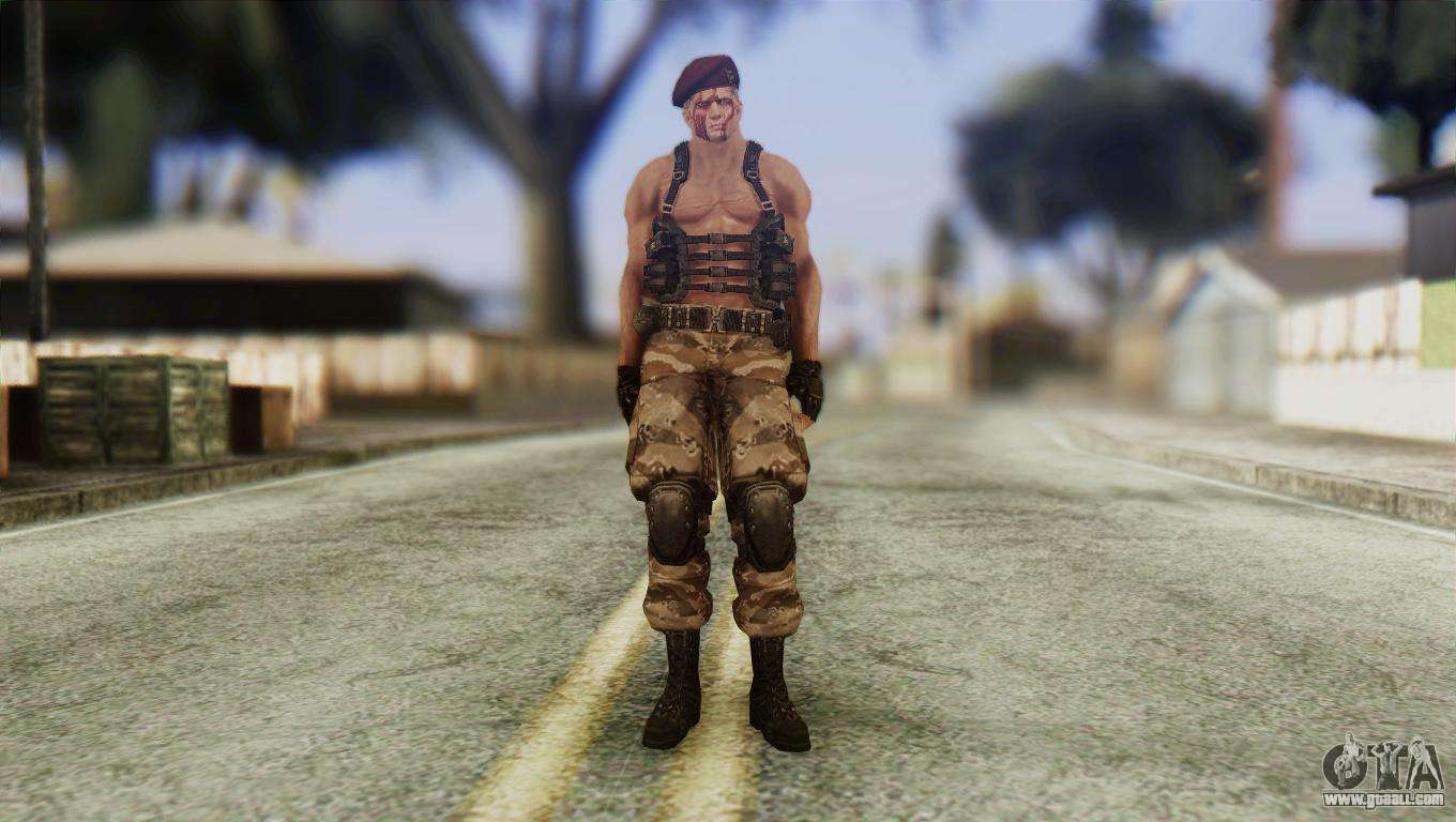 Download Jack Krauser from Resident Evil 4 Remake for GTA San Andreas