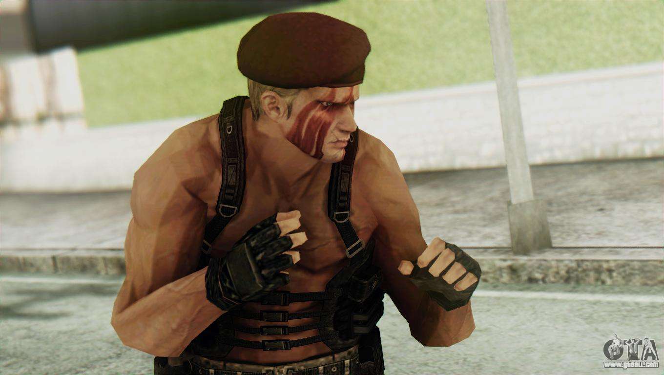 GTA San Andreas Resident Evil 4 Remake Jack Krauser Mod 