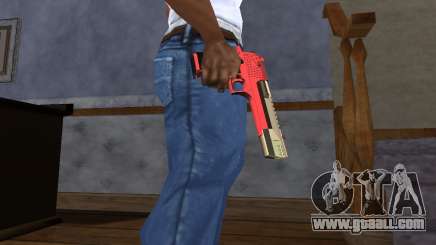 Black and Red Deagle for GTA San Andreas
