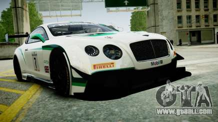Bentley Continental GT3 2014 for GTA 4