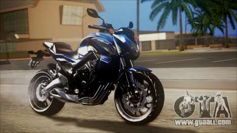 Honda CB650F Azul for GTA San Andreas