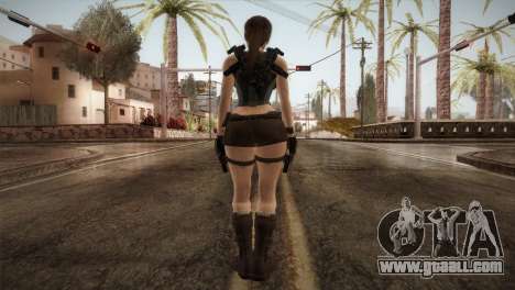 Well Armed Lara Croft for GTA San Andreas