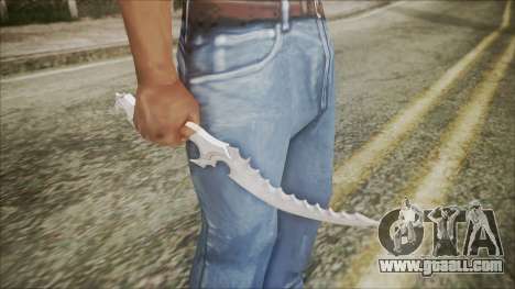 Collectible chrome knife for GTA San Andreas