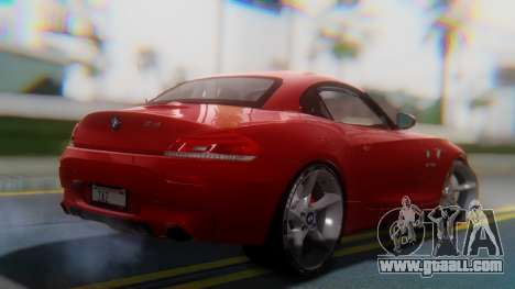 BMW Z4 sDrive35is 2011 2 Extras for GTA San Andreas