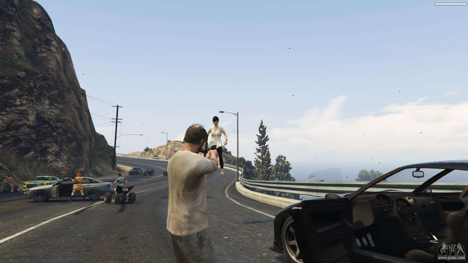 GTA 5 PC Mod Lets You Throw Cars Around With a Gravity Gun