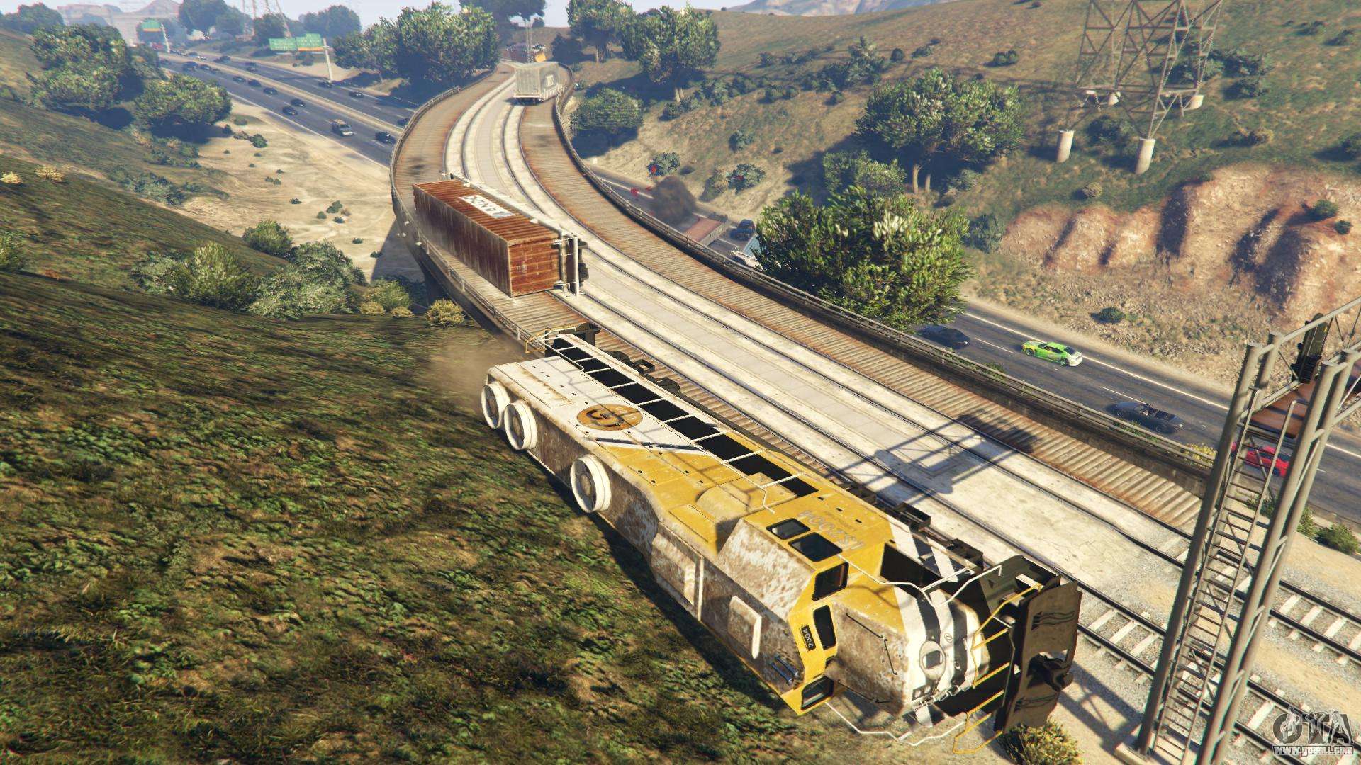 Gta 5 train stopped at фото 96