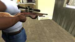 Gold Sniper Rifle for GTA San Andreas