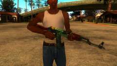 AK-47 Fire Serpent for GTA San Andreas