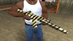 Gold Lines AK-47 for GTA San Andreas