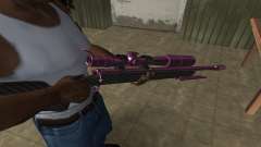 Purple Sniper Rifle for GTA San Andreas