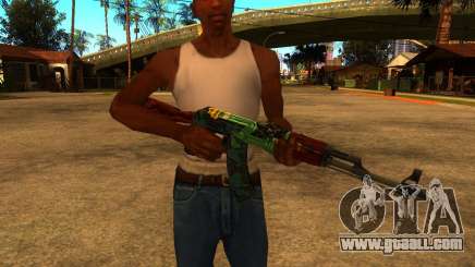 AK-47 Fire Serpent for GTA San Andreas