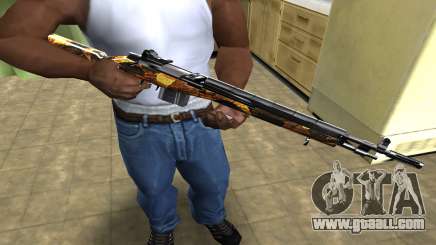 Gold Rifle for GTA San Andreas