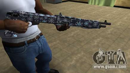 Snowflake Combat Shotgun for GTA San Andreas