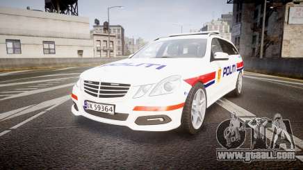 Mercedes-Benz E63 AMG Estate 2012 Police [ELS] for GTA 4