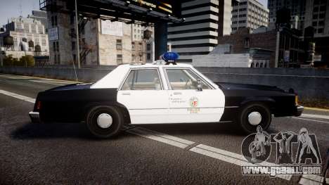 Ford LTD Crown Victoria 1987 LAPD [ELS] for GTA 4